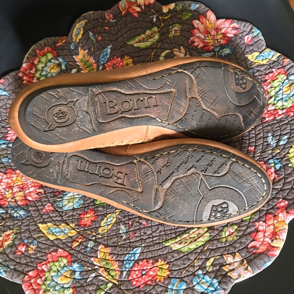 Born Yara Tan Ballet Flats - Size 10 - Picture 6 of 8